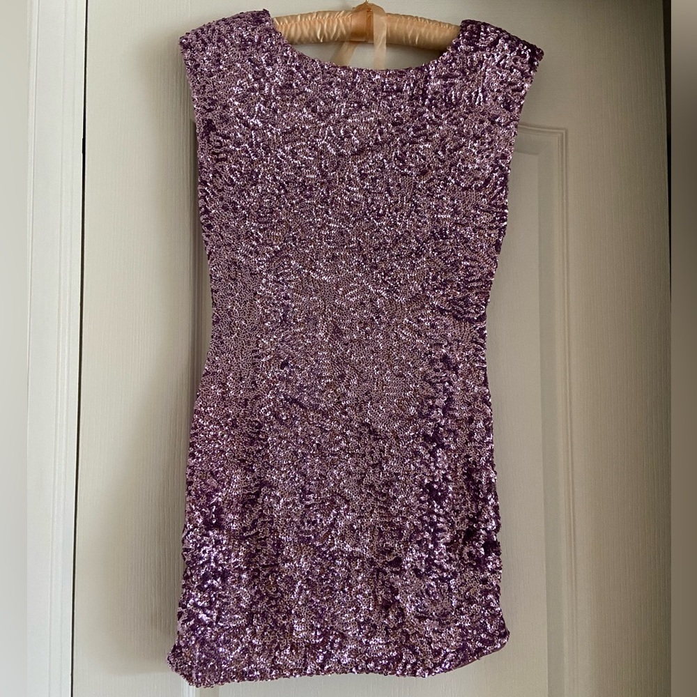 Alice + Olivia Sequin Mini Dress